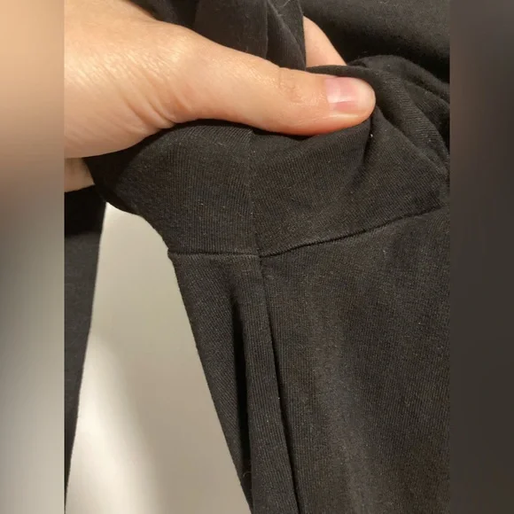 Frank and Oak Black Wrap Top - Picture 3 of 5